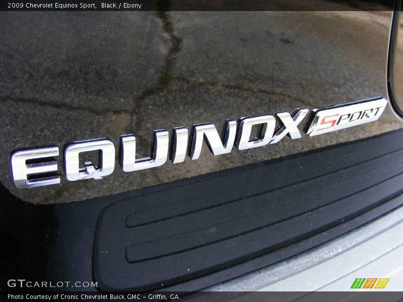 Black / Ebony 2009 Chevrolet Equinox Sport