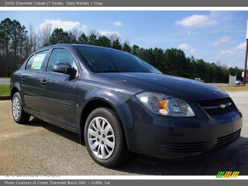 Slate Metallic / Gray 2009 Chevrolet Cobalt LT Sedan