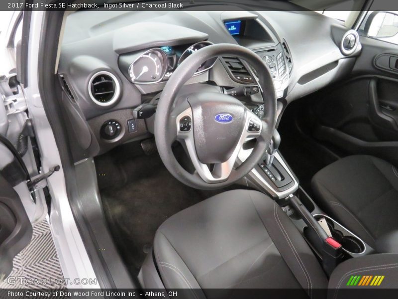 Ingot Silver / Charcoal Black 2017 Ford Fiesta SE Hatchback