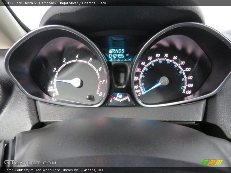 Ingot Silver / Charcoal Black 2017 Ford Fiesta SE Hatchback