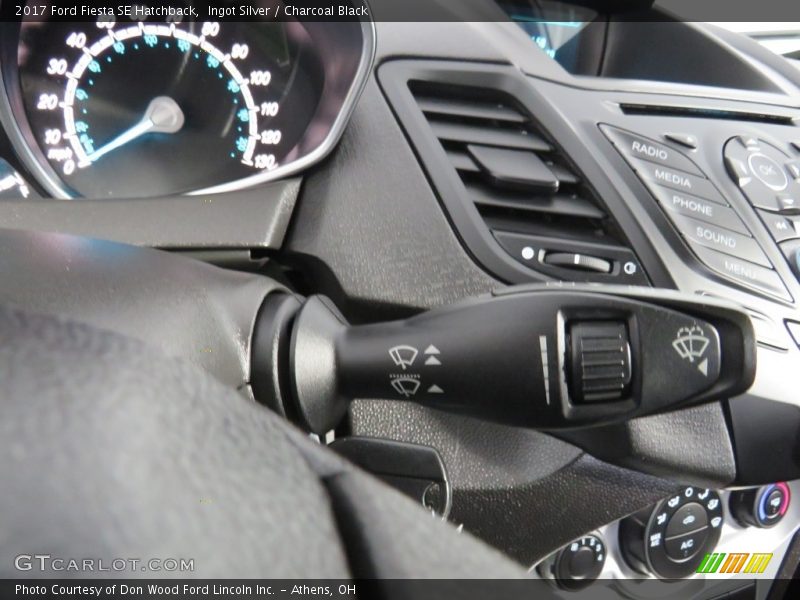 Ingot Silver / Charcoal Black 2017 Ford Fiesta SE Hatchback