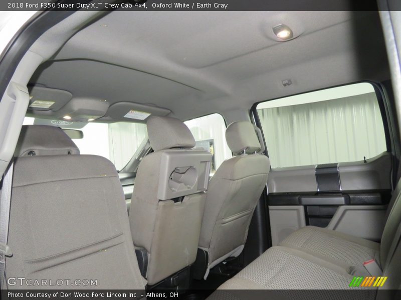 Oxford White / Earth Gray 2018 Ford F350 Super Duty XLT Crew Cab 4x4