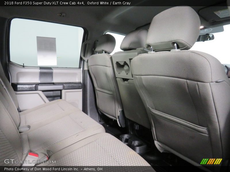 Oxford White / Earth Gray 2018 Ford F350 Super Duty XLT Crew Cab 4x4