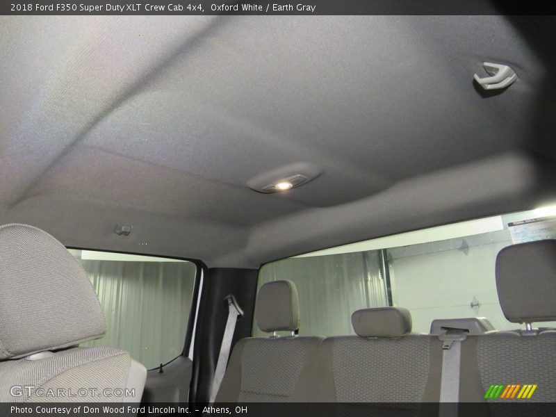 Oxford White / Earth Gray 2018 Ford F350 Super Duty XLT Crew Cab 4x4