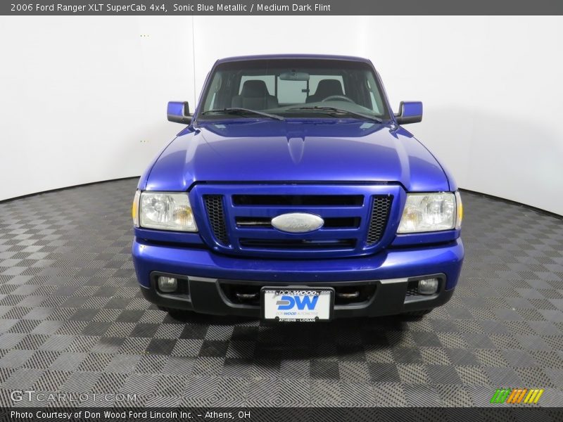 Sonic Blue Metallic / Medium Dark Flint 2006 Ford Ranger XLT SuperCab 4x4