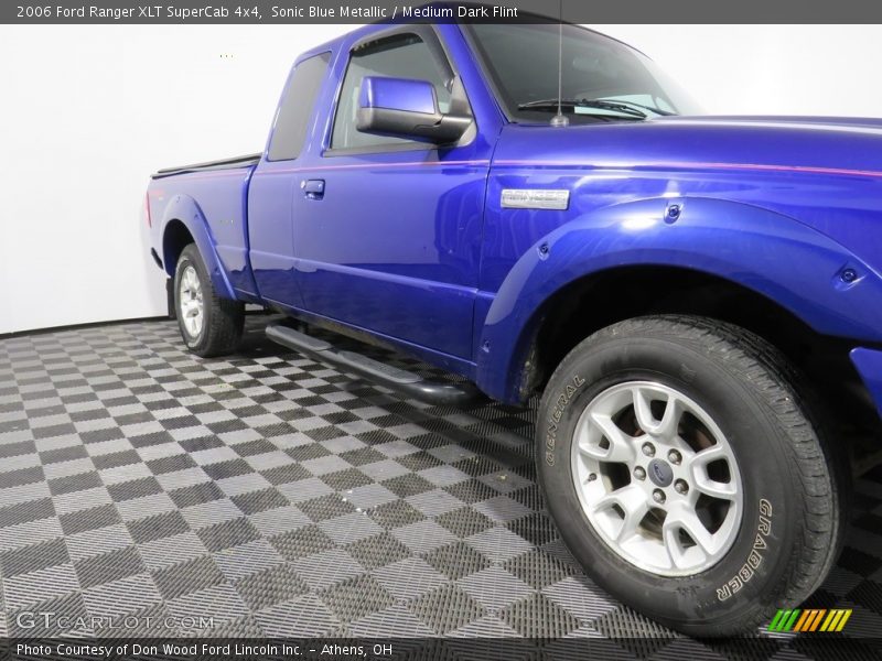 Sonic Blue Metallic / Medium Dark Flint 2006 Ford Ranger XLT SuperCab 4x4