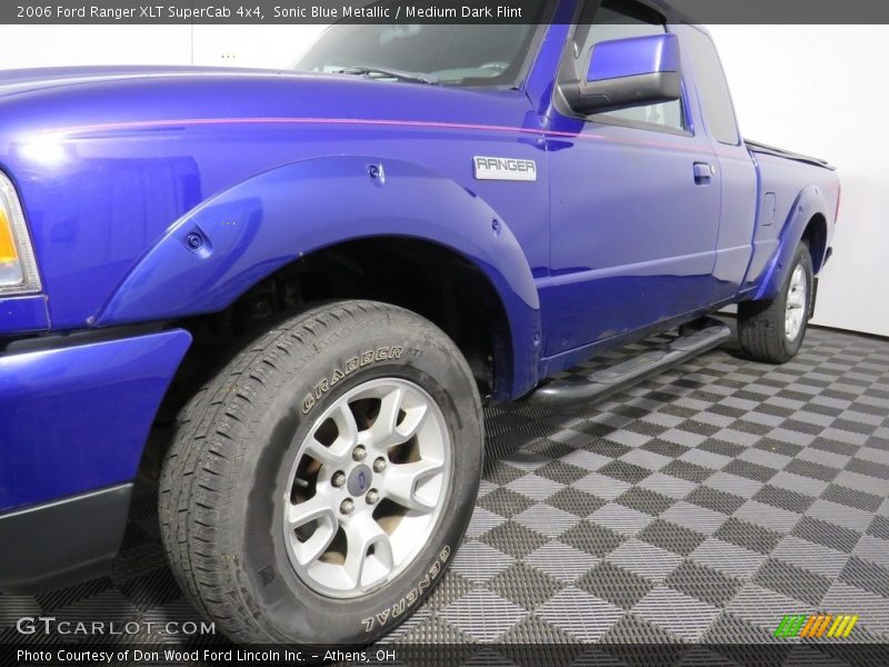 Sonic Blue Metallic / Medium Dark Flint 2006 Ford Ranger XLT SuperCab 4x4