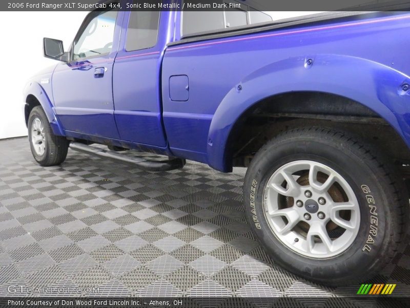 Sonic Blue Metallic / Medium Dark Flint 2006 Ford Ranger XLT SuperCab 4x4