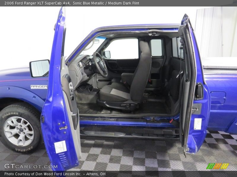 Sonic Blue Metallic / Medium Dark Flint 2006 Ford Ranger XLT SuperCab 4x4