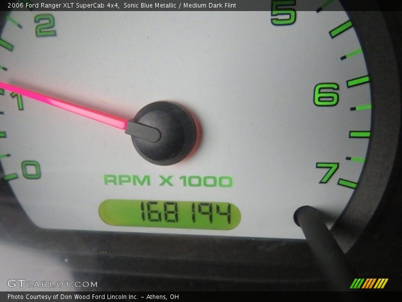 Sonic Blue Metallic / Medium Dark Flint 2006 Ford Ranger XLT SuperCab 4x4