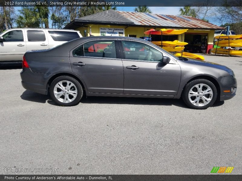 Sterling Grey Metallic / Medium Light Stone 2012 Ford Fusion SE V6