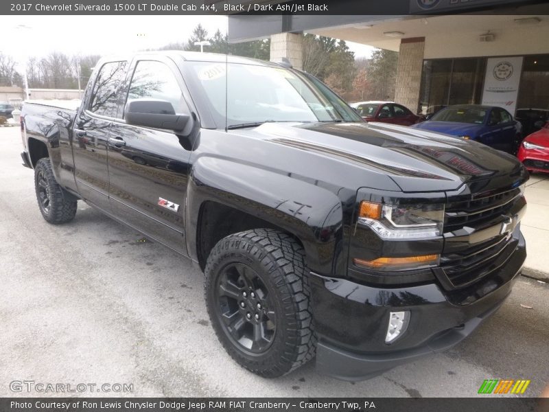 Black / Dark Ash/Jet Black 2017 Chevrolet Silverado 1500 LT Double Cab 4x4