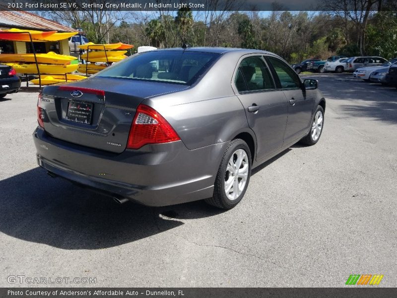 Sterling Grey Metallic / Medium Light Stone 2012 Ford Fusion SE V6