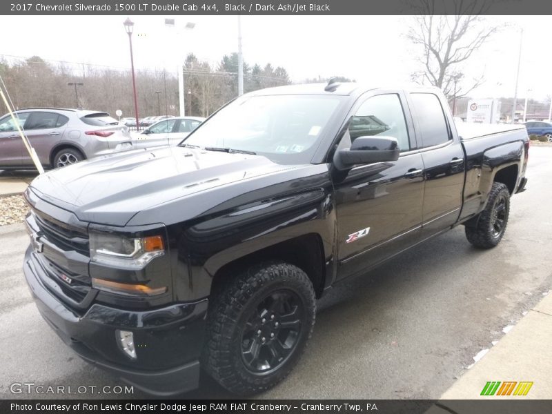 Black / Dark Ash/Jet Black 2017 Chevrolet Silverado 1500 LT Double Cab 4x4