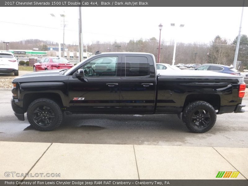 Black / Dark Ash/Jet Black 2017 Chevrolet Silverado 1500 LT Double Cab 4x4