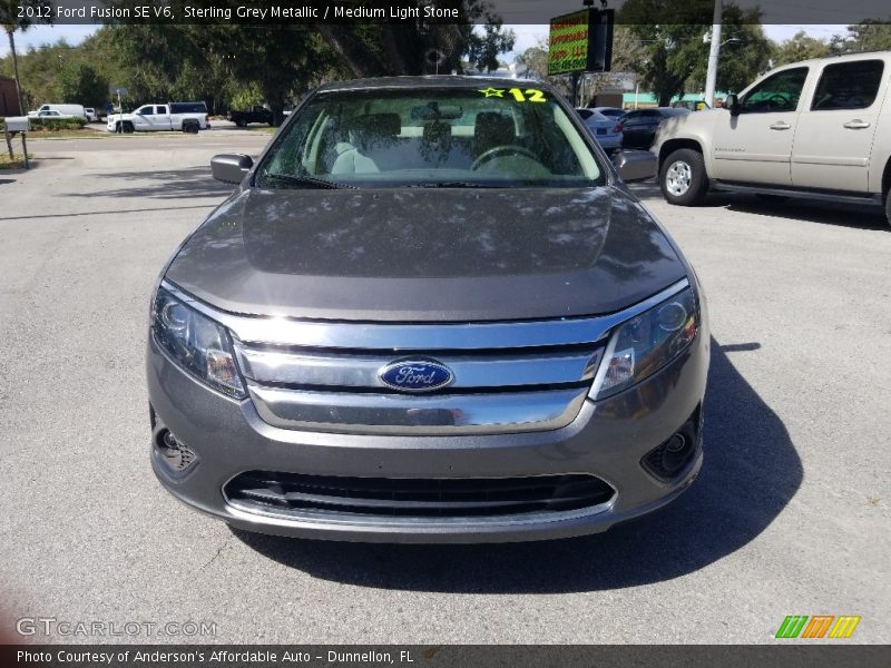 Sterling Grey Metallic / Medium Light Stone 2012 Ford Fusion SE V6