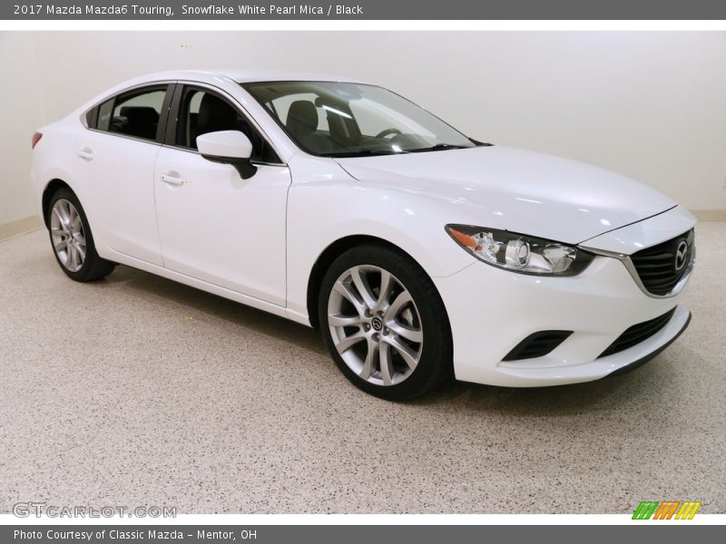 Snowflake White Pearl Mica / Black 2017 Mazda Mazda6 Touring
