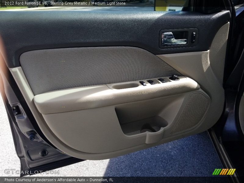 Sterling Grey Metallic / Medium Light Stone 2012 Ford Fusion SE V6