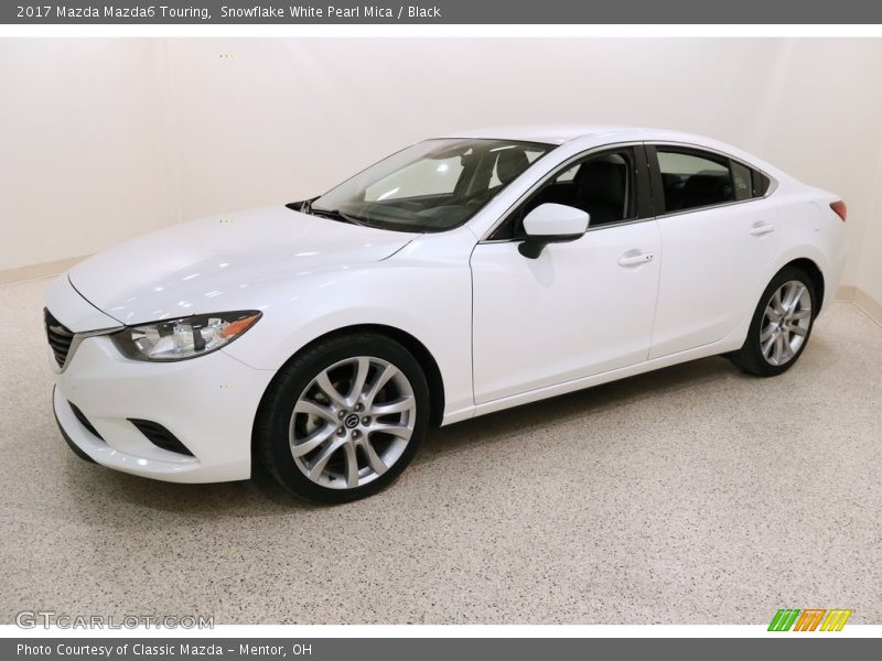 Snowflake White Pearl Mica / Black 2017 Mazda Mazda6 Touring