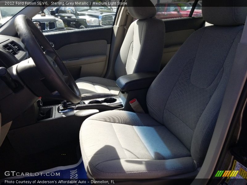 Sterling Grey Metallic / Medium Light Stone 2012 Ford Fusion SE V6