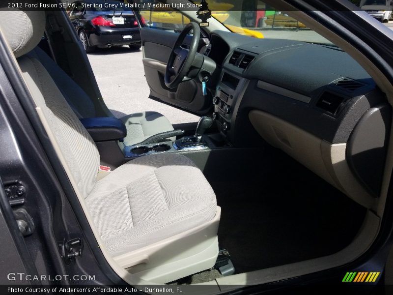 Sterling Grey Metallic / Medium Light Stone 2012 Ford Fusion SE V6