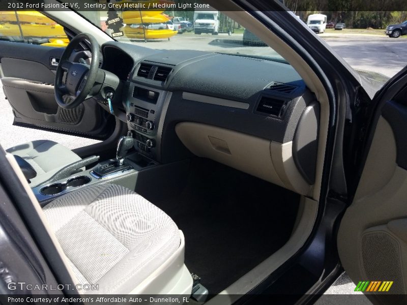 Sterling Grey Metallic / Medium Light Stone 2012 Ford Fusion SE V6