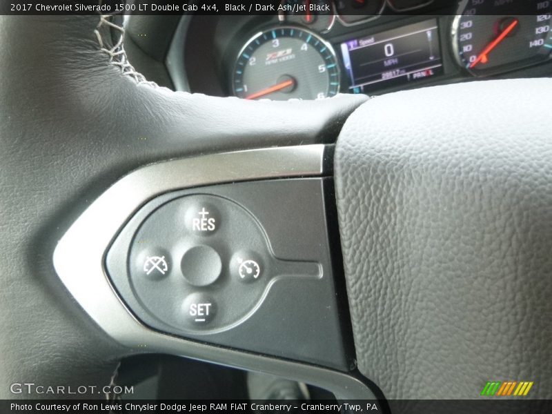 Black / Dark Ash/Jet Black 2017 Chevrolet Silverado 1500 LT Double Cab 4x4