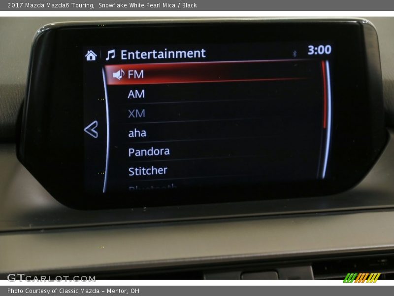 Snowflake White Pearl Mica / Black 2017 Mazda Mazda6 Touring
