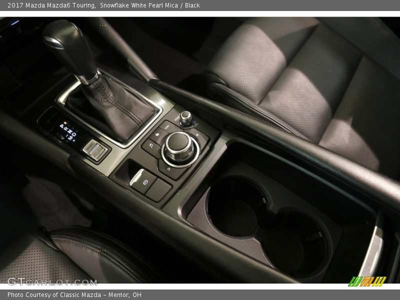Snowflake White Pearl Mica / Black 2017 Mazda Mazda6 Touring
