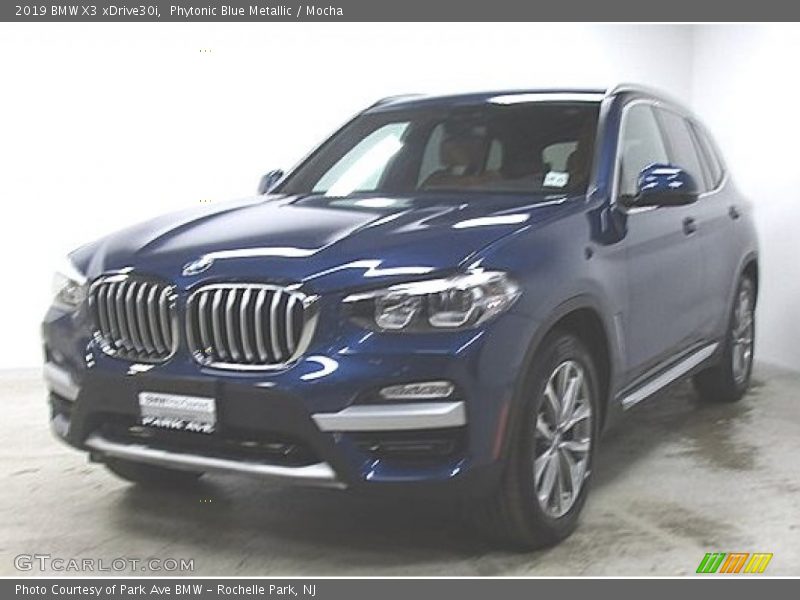 Phytonic Blue Metallic / Mocha 2019 BMW X3 xDrive30i