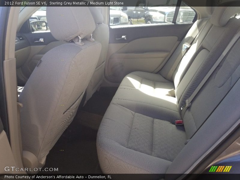 Sterling Grey Metallic / Medium Light Stone 2012 Ford Fusion SE V6