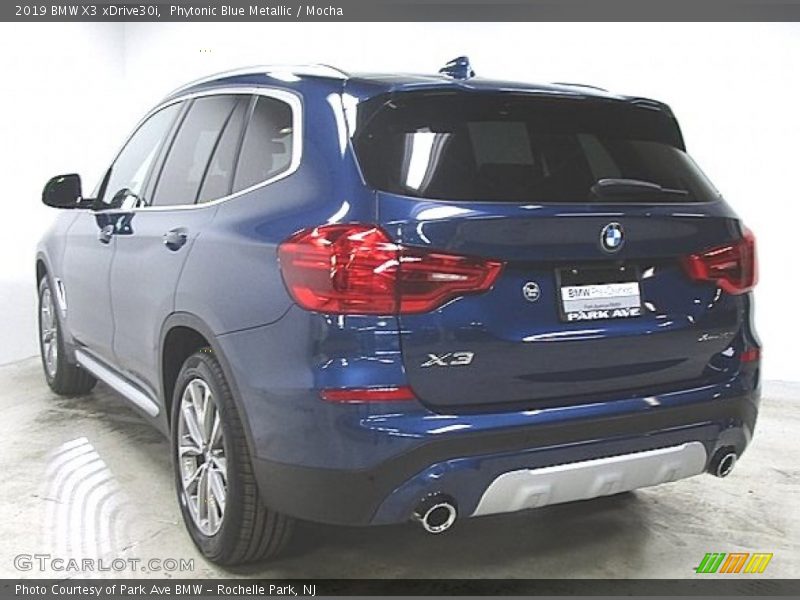 Phytonic Blue Metallic / Mocha 2019 BMW X3 xDrive30i