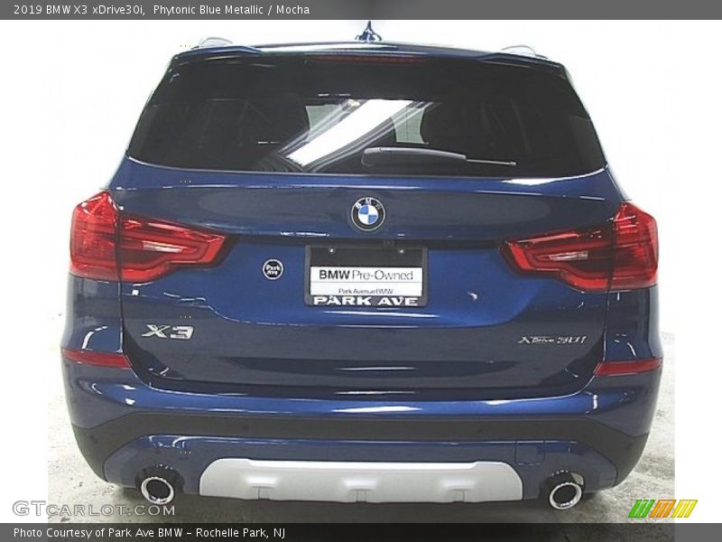 Phytonic Blue Metallic / Mocha 2019 BMW X3 xDrive30i