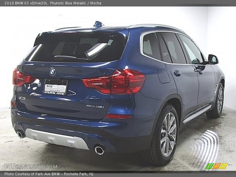 Phytonic Blue Metallic / Mocha 2019 BMW X3 xDrive30i