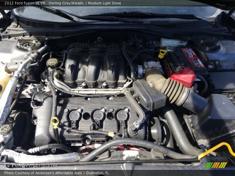 Sterling Grey Metallic / Medium Light Stone 2012 Ford Fusion SE V6