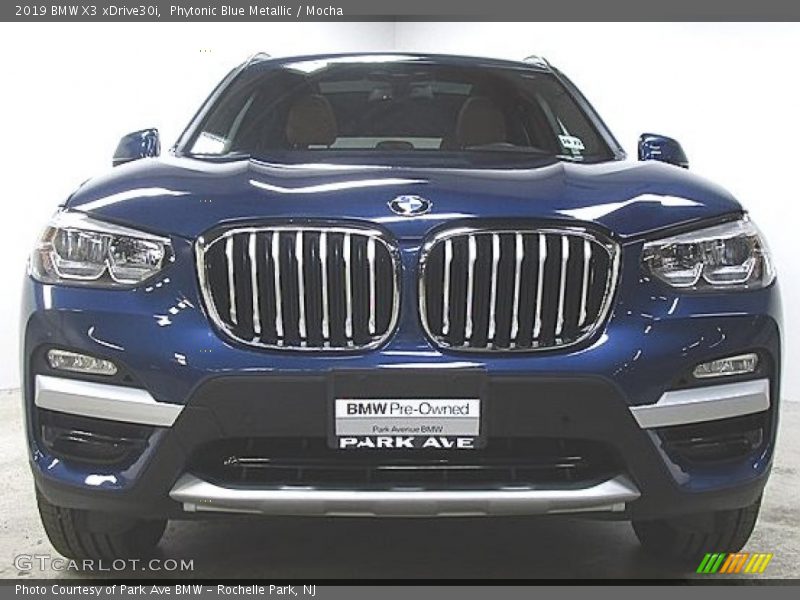 Phytonic Blue Metallic / Mocha 2019 BMW X3 xDrive30i