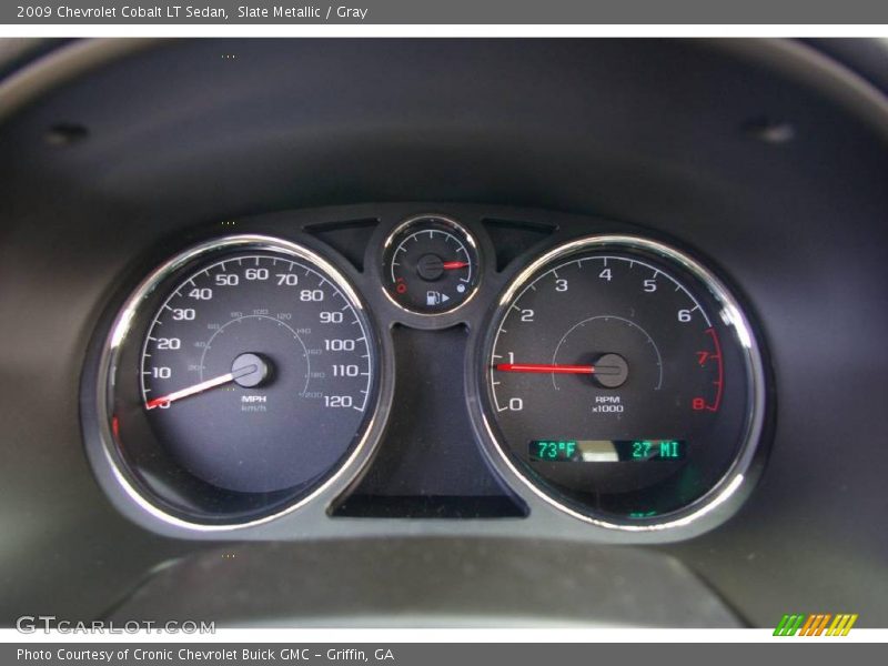 Slate Metallic / Gray 2009 Chevrolet Cobalt LT Sedan