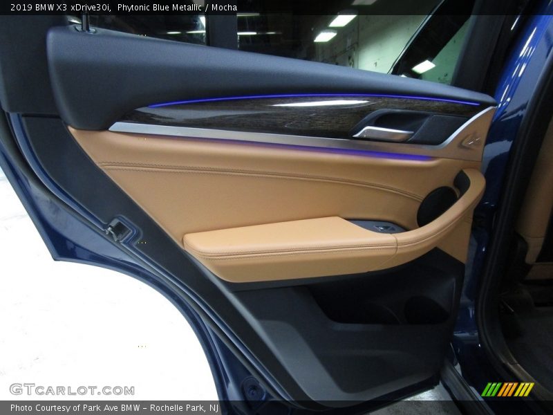 Phytonic Blue Metallic / Mocha 2019 BMW X3 xDrive30i