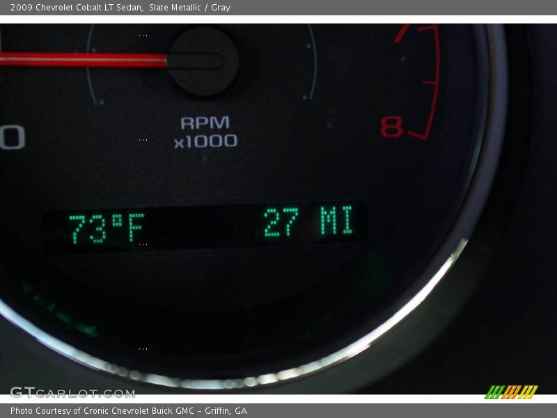 Slate Metallic / Gray 2009 Chevrolet Cobalt LT Sedan