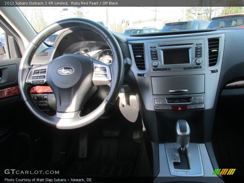Ruby Red Pearl / Off Black 2012 Subaru Outback 3.6R Limited