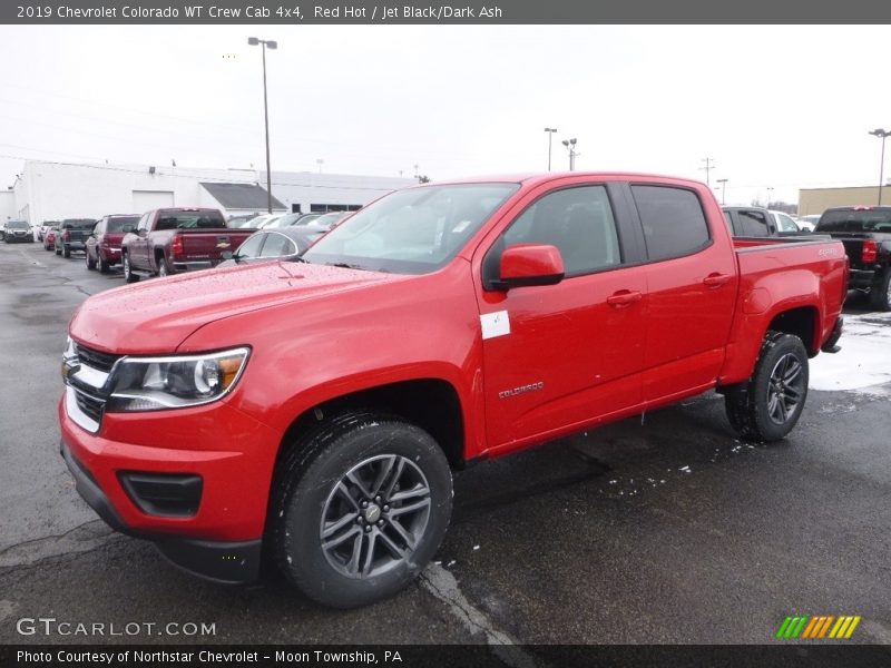 Red Hot / Jet Black/Dark Ash 2019 Chevrolet Colorado WT Crew Cab 4x4