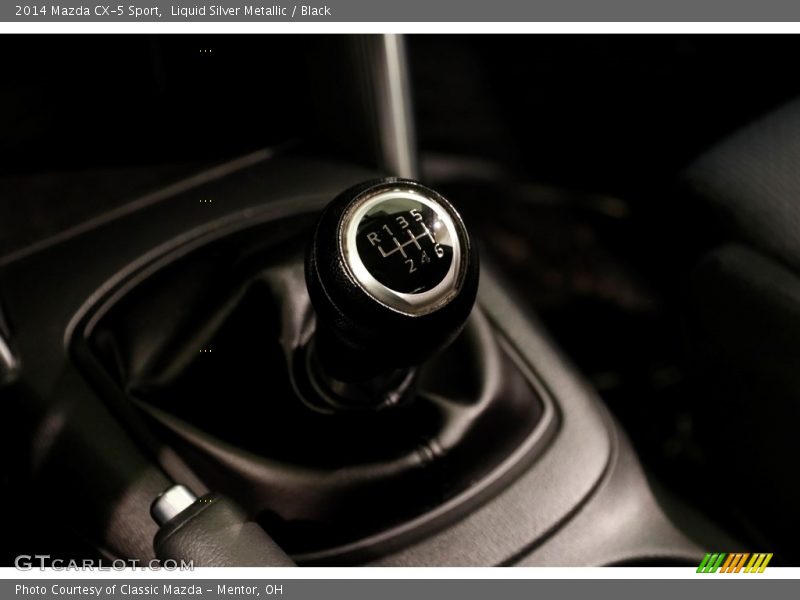 Liquid Silver Metallic / Black 2014 Mazda CX-5 Sport