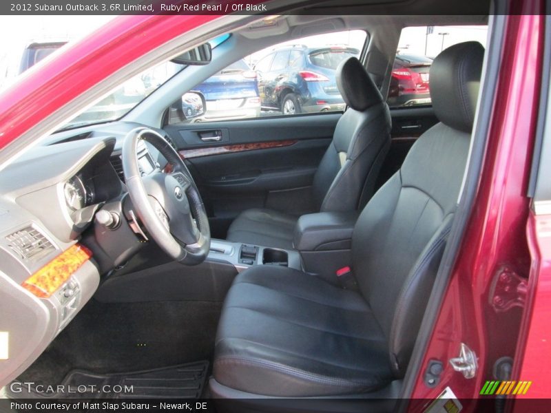 Ruby Red Pearl / Off Black 2012 Subaru Outback 3.6R Limited