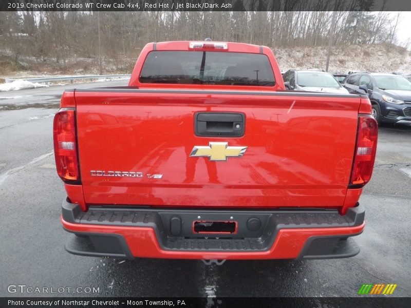 Red Hot / Jet Black/Dark Ash 2019 Chevrolet Colorado WT Crew Cab 4x4