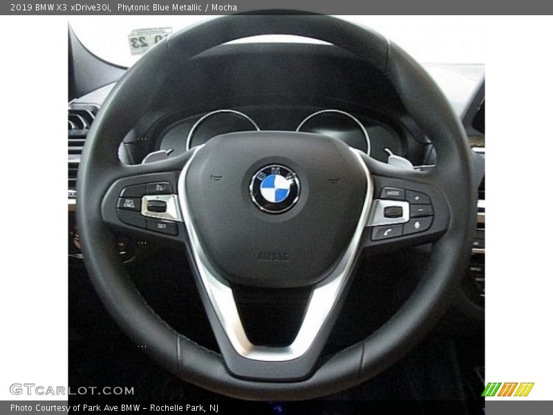 Phytonic Blue Metallic / Mocha 2019 BMW X3 xDrive30i