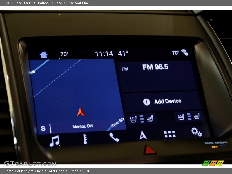 Guard / Charcoal Black 2016 Ford Taurus Limited