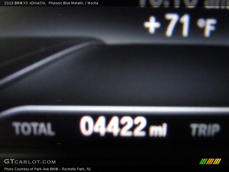 Phytonic Blue Metallic / Mocha 2019 BMW X3 xDrive30i