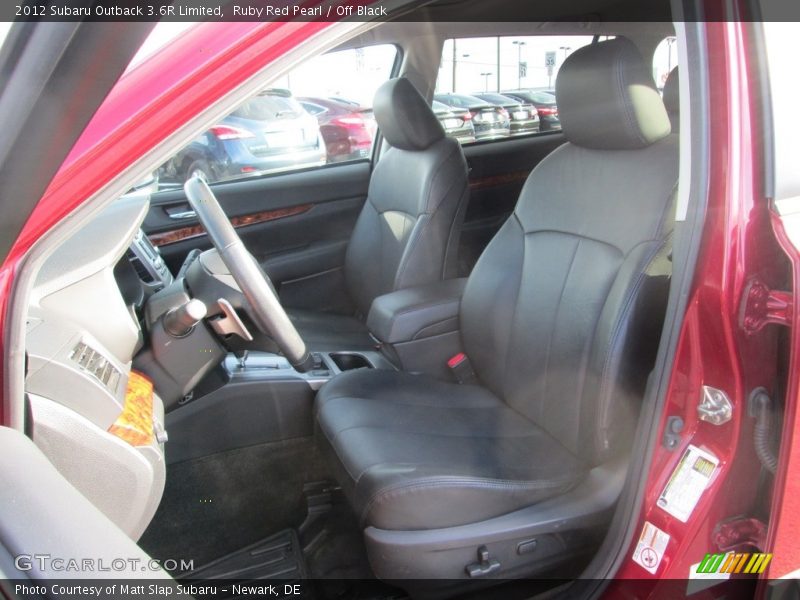 Ruby Red Pearl / Off Black 2012 Subaru Outback 3.6R Limited