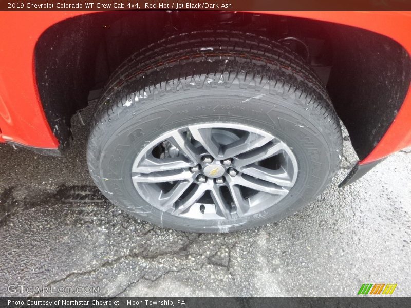 Red Hot / Jet Black/Dark Ash 2019 Chevrolet Colorado WT Crew Cab 4x4