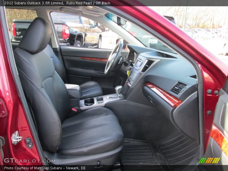Ruby Red Pearl / Off Black 2012 Subaru Outback 3.6R Limited